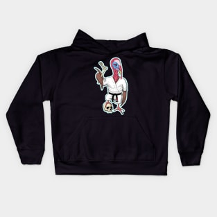 Thanksgiving Turkey leg locker - jiu jitsu - judo Kids Hoodie